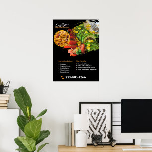 Private Catering Services Custom Poster