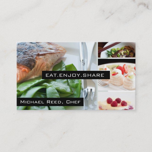 Private Chef Services | Catering Business Card (Front)