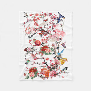 Private Chinese Garden (I) Fleece Blanket