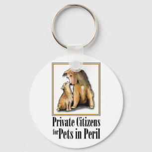Private Citizens for Pets in Peril Keychain