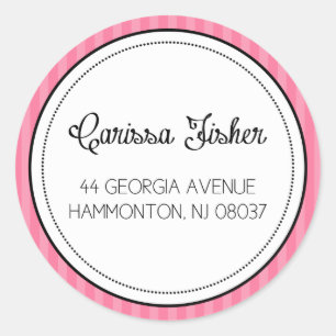 private classic round sticker