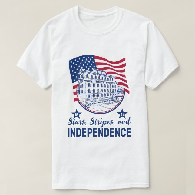 Private Client Independence Day T-Shirt (Design Front)