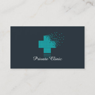 Private Clinic Doctor Medical Medicine First Aid Business Card