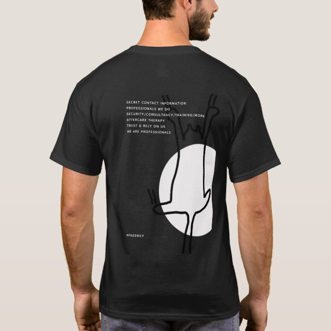 Private Eye/Detective Agent T-Shirt (Back)