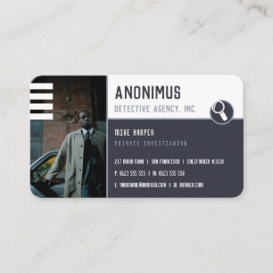 Private Investigations   Detective Professional Business Card