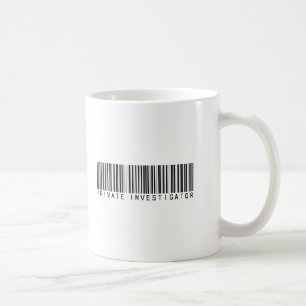 Private Investigator Bar Code Coffee Mug