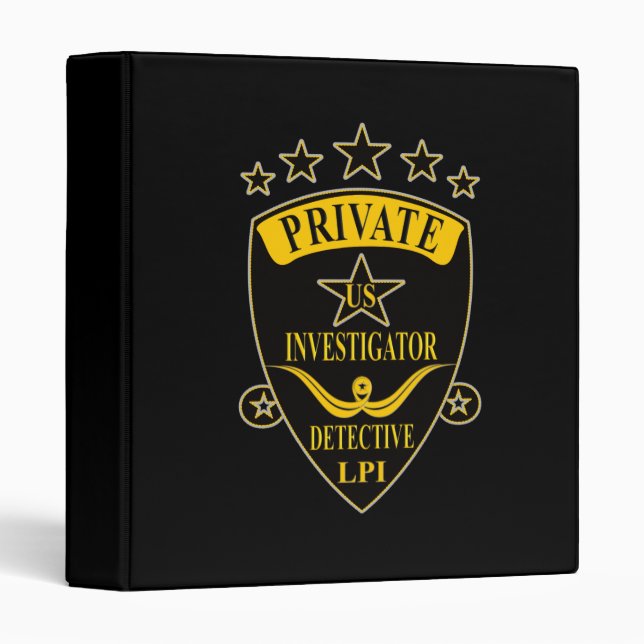 Private Investigator Binder (Front/Spine)