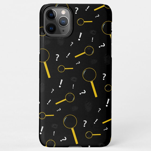 Private Investigator Black iPhone Case (Back)