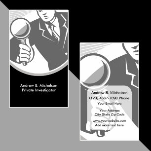 Private Investigator Business Card