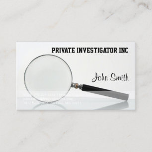 Private Investigator business card