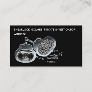 Private Investigator Business Card
