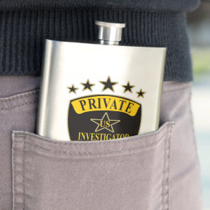 Private Investigator Classic Flask