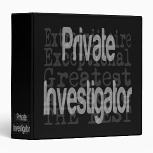 Private Investigator Extraordinaire Binder