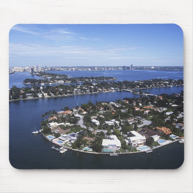 Private Island homes of Biscayne Bay, Star Mouse Pad (Front)
