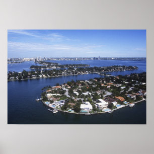 Private Island homes of Biscayne Bay, Star Poster
