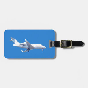 Private jet. luggage tag