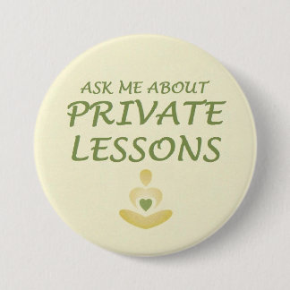private lessons 3 inch round button