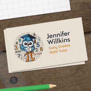 Private Math Tutor - Early grades, elementary Business Card