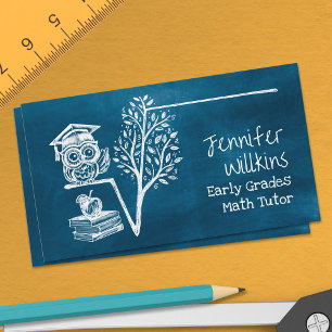 Private Math Tutor - Early grades, elementary Business Card