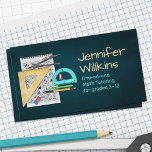 Private Math Tutor - Mathematics Educator Business Card<br><div class="desc">Private Math Tutor - Mathematics Educator -Watercolor Art</div>