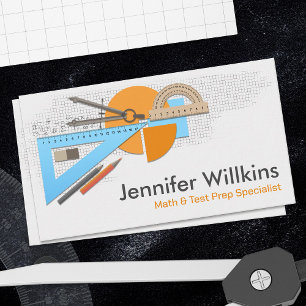 Private Math Tutor - Mathematics Educator Business Card