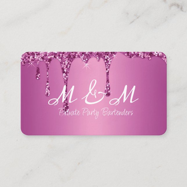  Private Party Bartender For Your Special Event Business Card (Front)