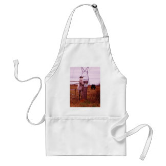 Private Property lavender Horse Standard Apron