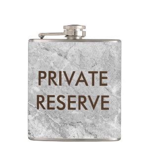 Private Reserve Grey & Brown Granite Flask