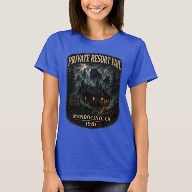 Private Resort Fail Women's Dark T-Shirt (Front)