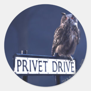Privet Drive Classic Round Sticker