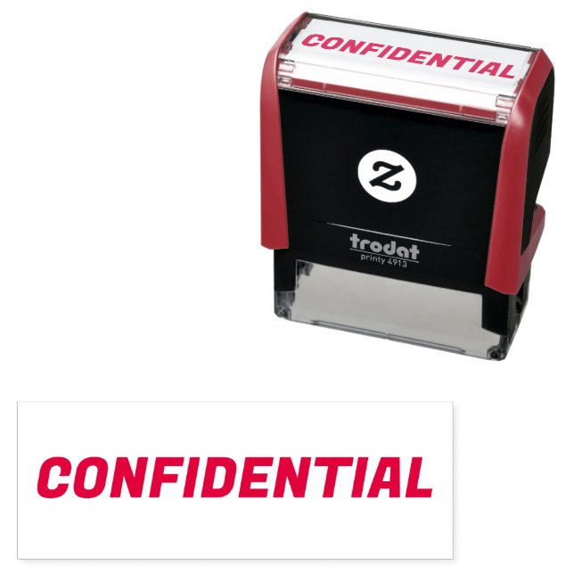 Privileged Confidential Custom Self-Inking Stamp (In Situ)