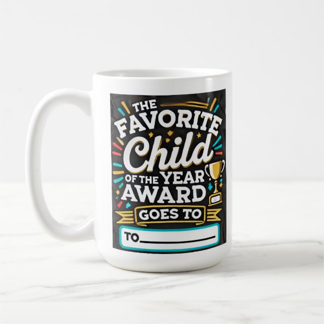 Prix de l'enfant favori de l'année | Mug cadeau am (Gauche)