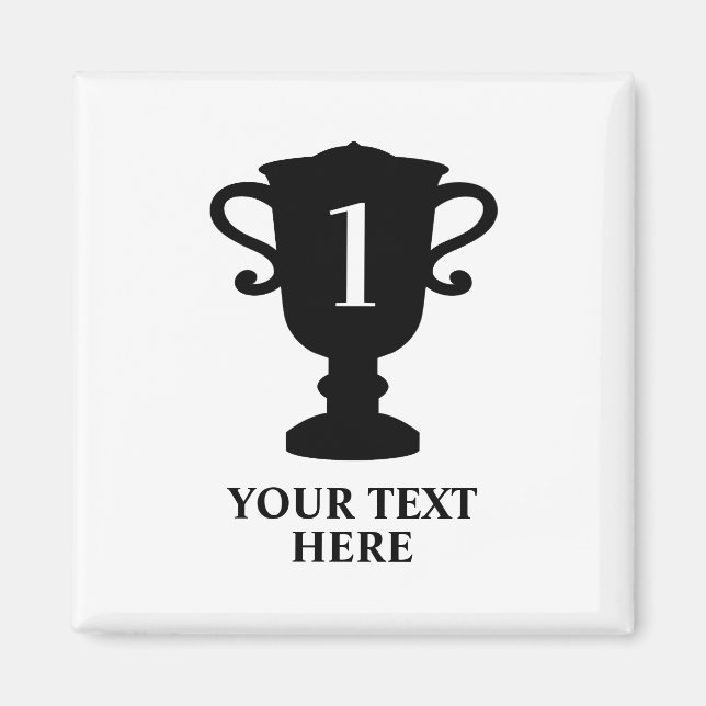 Prix du trophée Champion sur mesure frigo aimant (Devant)