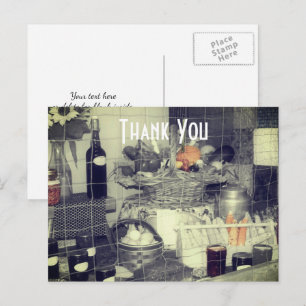 Prize Produce Country Fair Thank You  Postcard