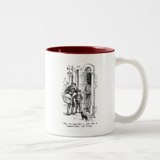Prize Turkey (with text) Two-Tone Coffee Mug