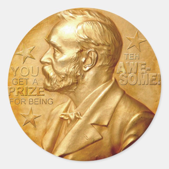 Prizes for Everyone! Classic Round Sticker (Front)