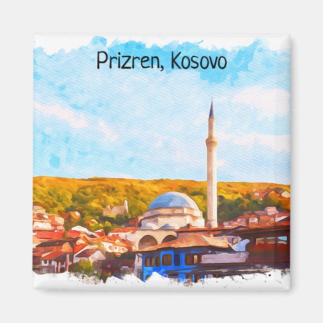 Prizren Kosovo sinan pasha mosque Magnet (Front)
