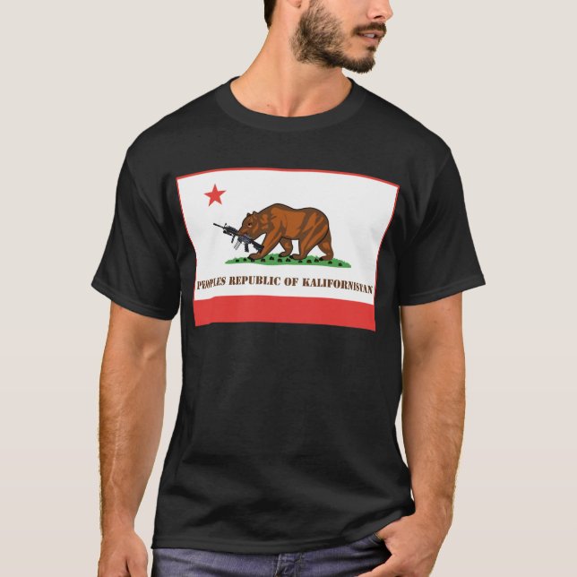 PRK- Peoples Republic of Kalifornistan T-Shirt (Front)