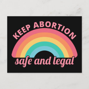 Pro Abortion - Keep Abortion Safe And Legal II Postcard