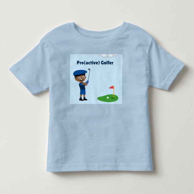 Pro(active) Golfer T-shirt for boys  (Front)