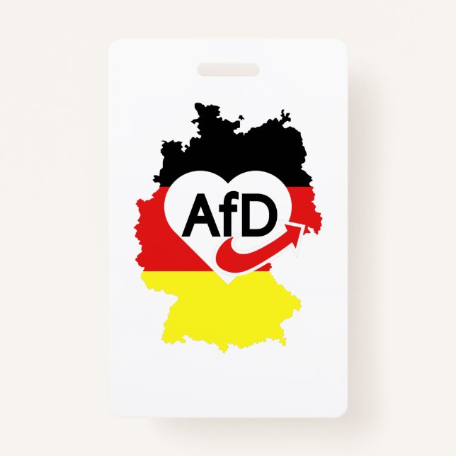 Pro AFD Deutschland | Spruch Alternative T-Shirt Badge (Front)