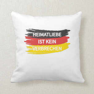 Pro AFD Deutschland Spruch Alternative T-Shirt Throw Pillow