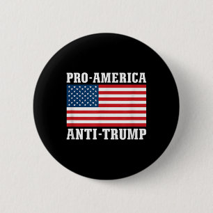 Pro-america Anti-trump  2 Inch Round Button