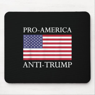 Pro-america Anti-trump - American Usa Flag Resist  Mouse Pad