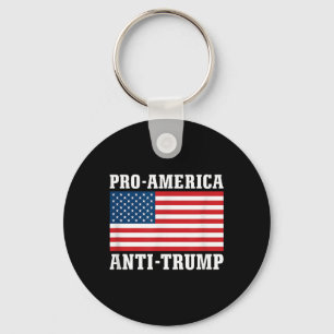 Pro-america Anti-trump Keychain