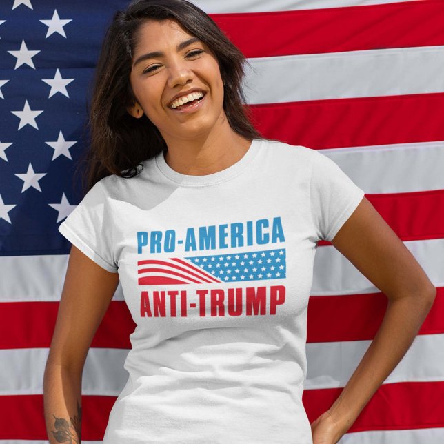 Pro- America Anti Trump T-Shirt (Creator Uploaded)