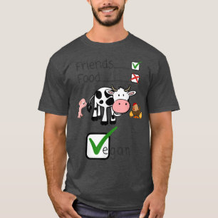Pro Animal Rights Animal Friends Vegan4628  T-Shirt