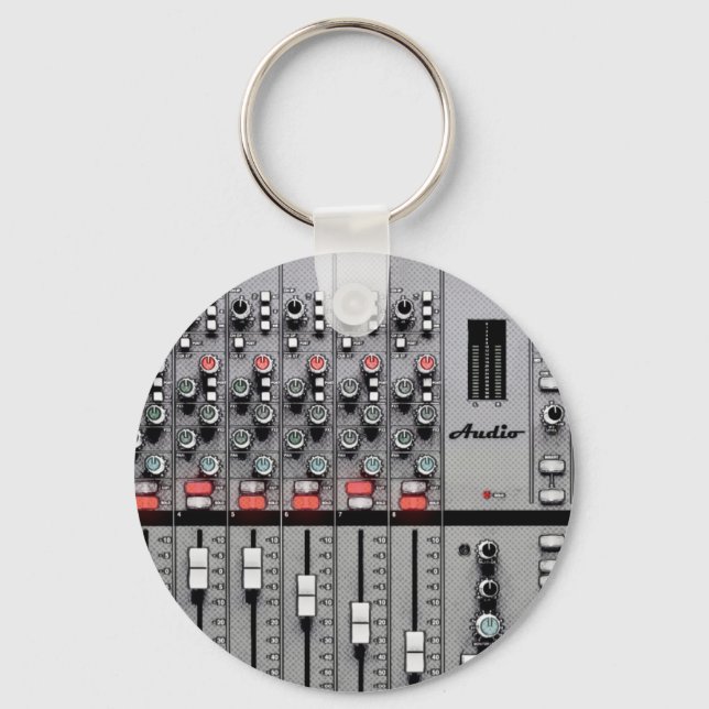 Pro Audio Mixer Keychain (Front)