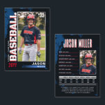 PRO Baseball Card with Stats Player Trading Card<br><div class="desc">Celebrate your star player with our PRO USA Edition Custom Baseball Trading Card! Fully customizable with a photo, stats, and achievements, this sleek card is perfect for team gifts, award ceremonies, or personal memorabilia.</div>