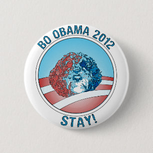 Pro-Bo Obama Dog 2012 2 Inch Round Button